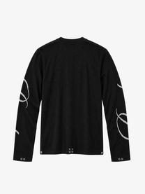 FATENOIR | PIERCED PORTRAIT GRAPHIC SWEATSHIRT
