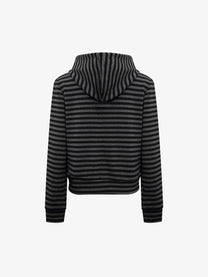 REHTRELT | LETTER STRIPE ZIP UP HOODIE
