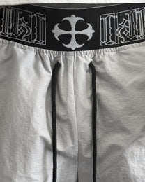 Double-Waist Parachute Pants worn on model, image 06