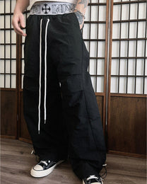 Double-Waist Parachute Pants worn on model, image 07