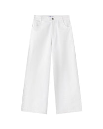 Trompe-l'Oeil Figure Print Pants worn on model, image 03