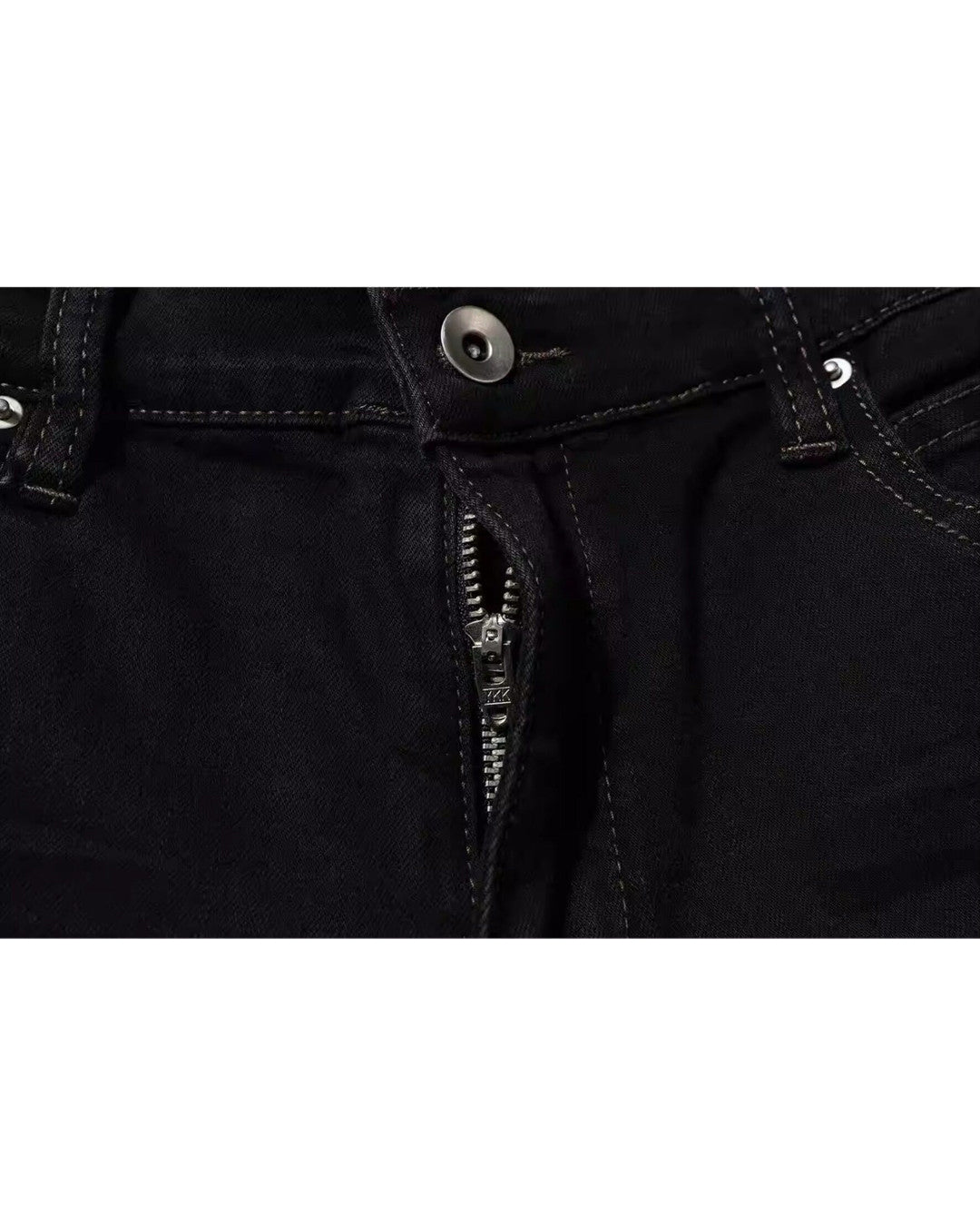 Pressed-Crease Stacked Flare Jeans worn on model, image 04