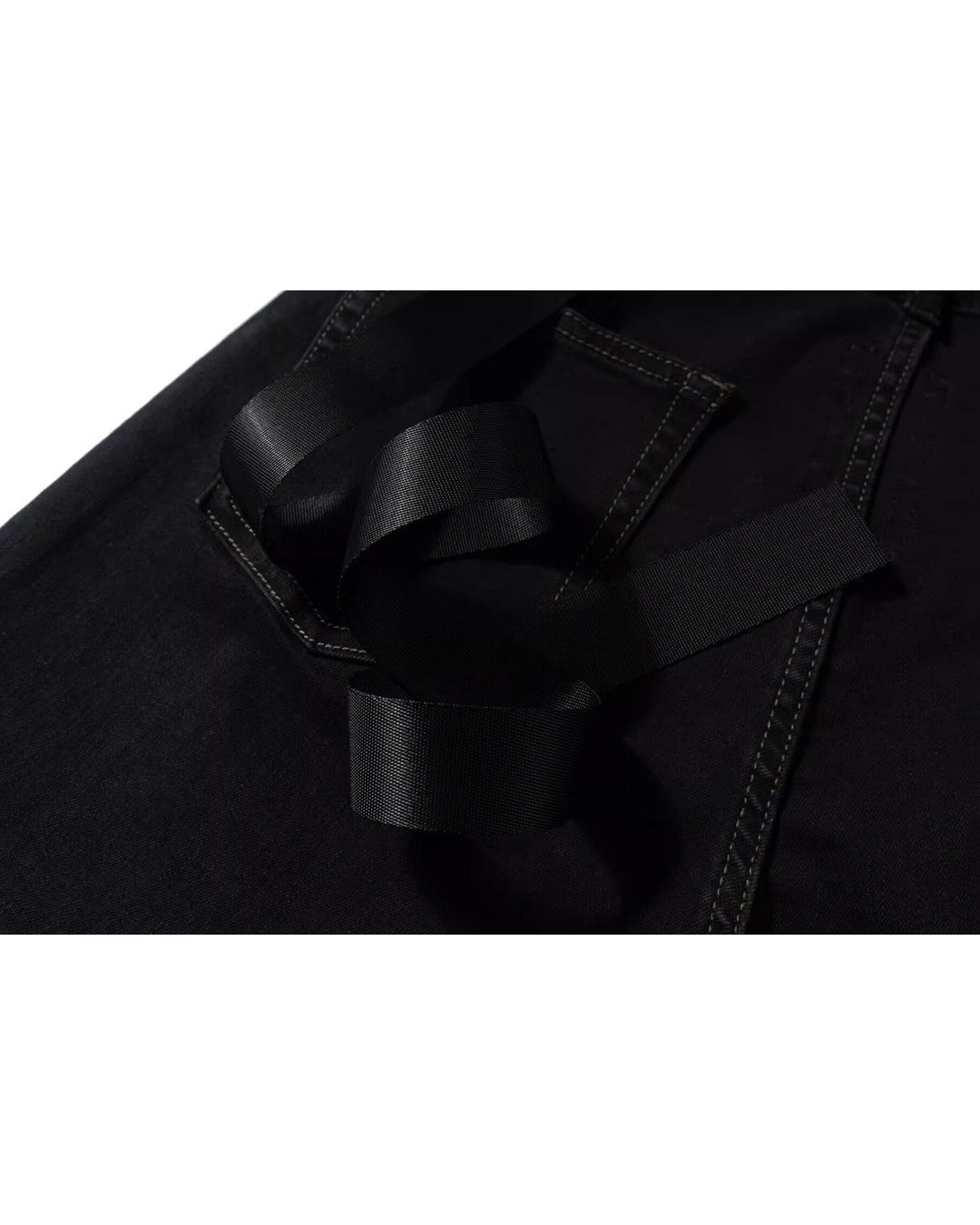 Pressed-Crease Stacked Flare Jeans worn on model, image 06