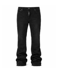 CandyCash | Pressed-Crease Stacked Flare Jeans
