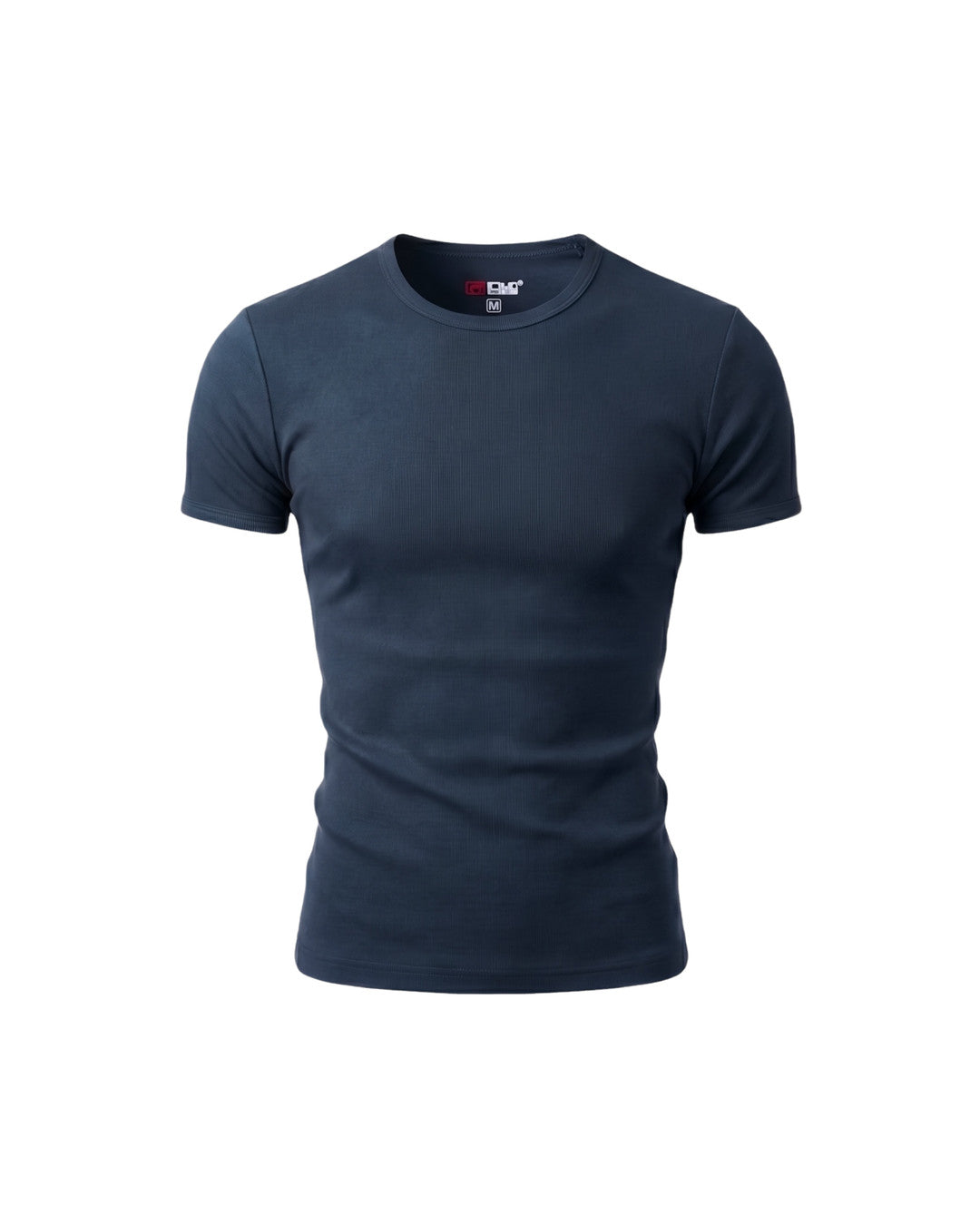 DND4DES | Slim-Fit Ribbed Crew Neck T-Shirt - Blue product image