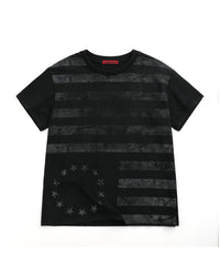 NumbAsia | Distressed Star & Stripe Graphic T-Shirt