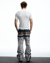 Dental X-Ray Graphic Stretch T-Shirt worn on model, image 05