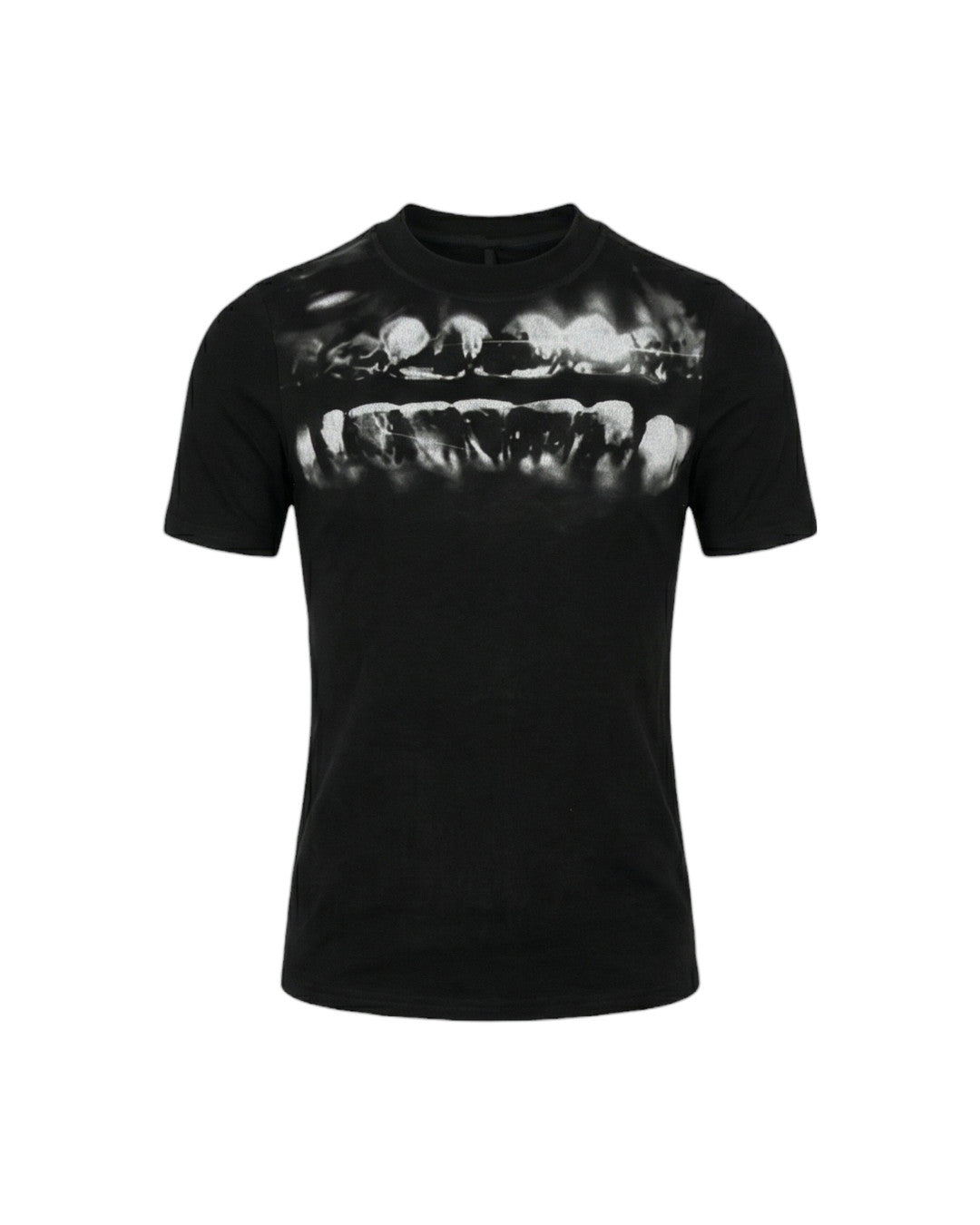 Dental X-Ray Graphic Stretch T-Shirt, Black product view on white background
