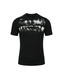 Dental X-Ray Graphic Stretch T-Shirt, Black product view on white background