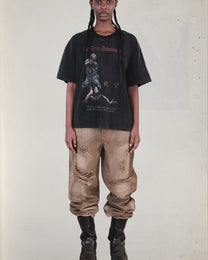 The Desire Distressed Graphic T-Shirt worn on model, image 01