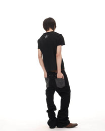 Millennium Star Slogan T-Shirt worn on model, image 02