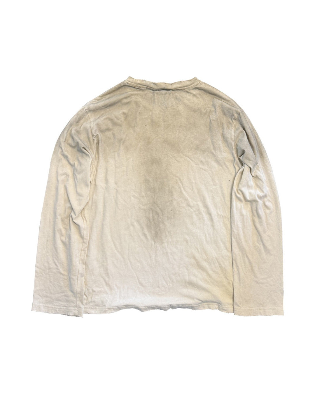 Abstract Scribble Graphic Long-Sleeve T-Shirt worn on model, image 01
