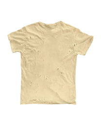 Distressed Abstract Figure Graphic T-Shirt worn on model, image 02