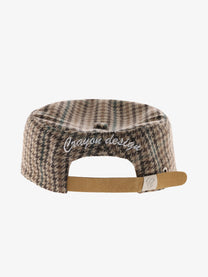 6CRAYON EMBROIDERED FLAT TOP CAP; Khaki; overall product view