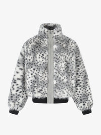BLACK ENERGY | SPECKLED FUR ZIP JACKET