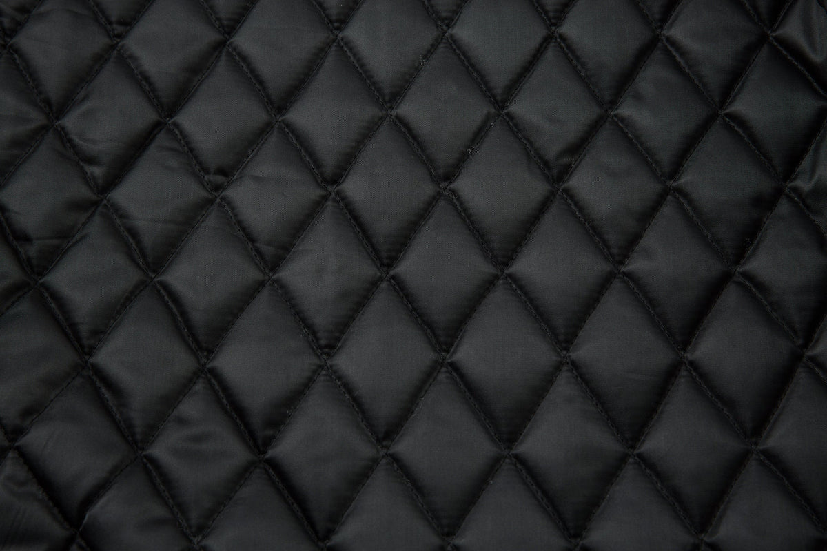 MCCNN FUR HOOD BUCKLE JACKET; Black; fabric detail