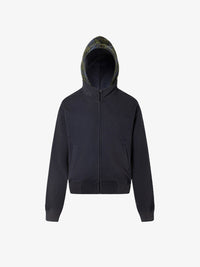 TRYTHM CLUB | CHECKED HOOD ZIP UP HOODIE
