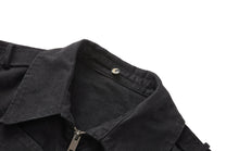 MADE EXTREME DOUBLE ROW BUTTON JACKET; Black; garment construction detail