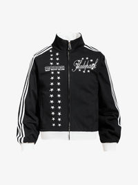 SKATE PARK | STAR EMBROIDERED TRACK JACKET