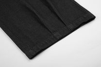 BLACK ENERGY MULTI POCKET UTILITY JEANS; Black; garment construction detail