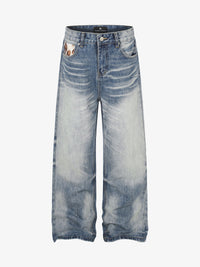 DC | SPOTTED ACCENT WIDE LEG JEANS