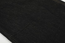 EVIL ENEMY FIREMAN CLASP JEANS; Black; fabric detail