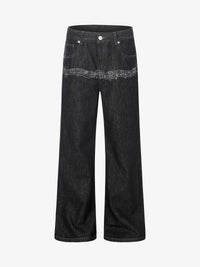 EVIL ENEMY | CONTRAST BACK STITCH JEANS
