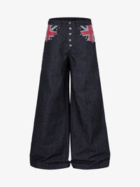 MCCNN | DIAGONAL CROSS POCKET JEANS