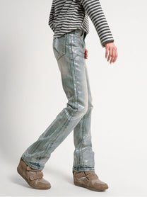 NO E MOSEN FADED BLUE FLARED JEANS; Blue; model view