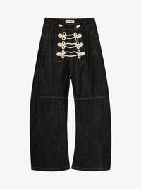 SPARROW SPOT | BRAIDED CORD FRONT JEANS