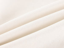 VLEX OFFICIAL RED CROSS CHAIN JEANS; White; fabric detail