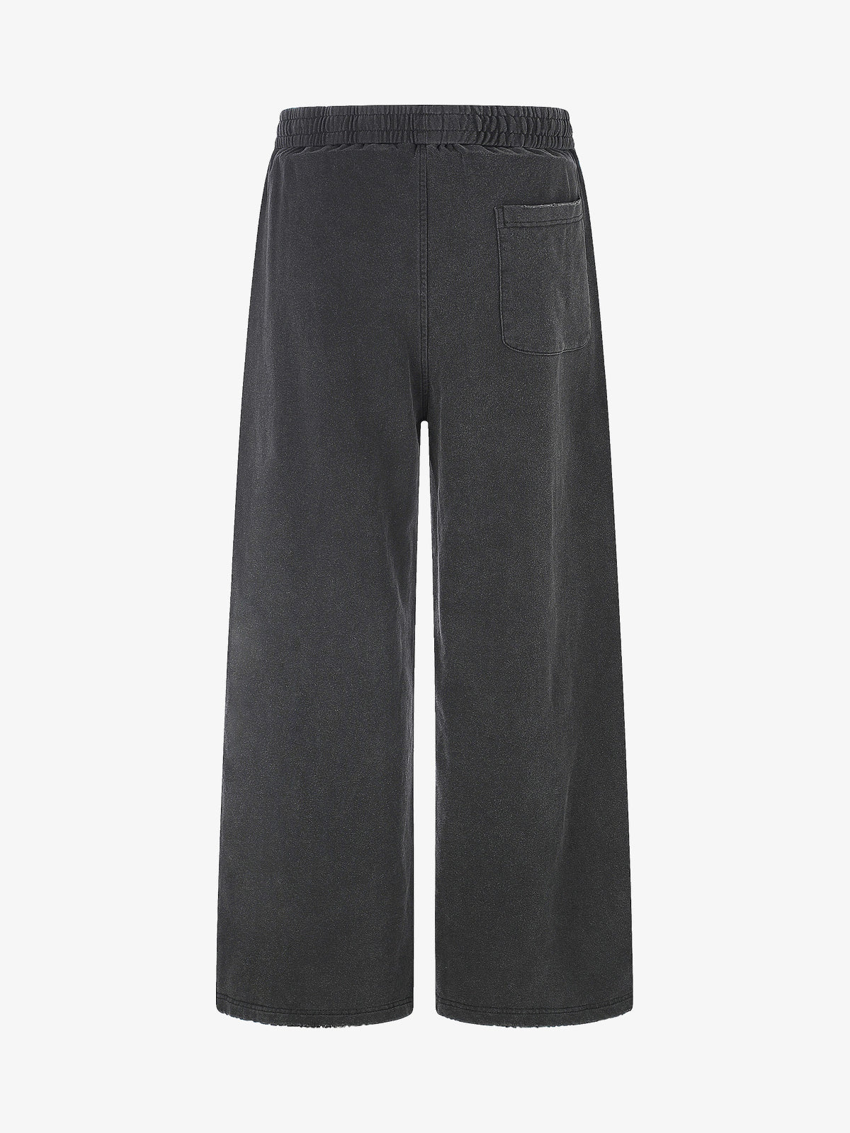11KN RED NUMBER GRAPHIC PANTS; Black; back view
