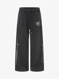 11KN | SIDE GRAPHIC WIDE PANTS