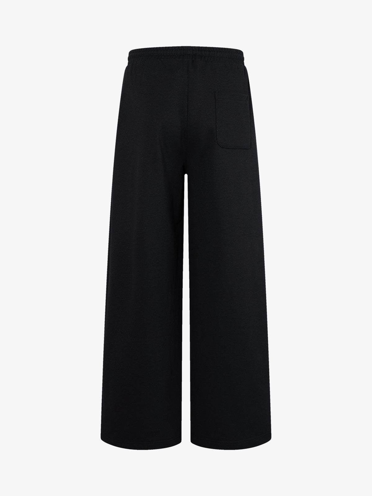 AW SPIKY HEAD FIREMAN CLASP BAGGY SWEATPANTS; Black; back view