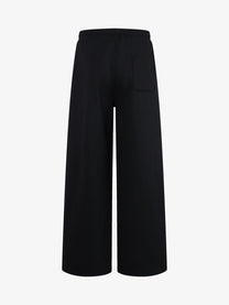 AW SPIKY HEAD FIREMAN CLASP BAGGY SWEATPANTS; Black; back view