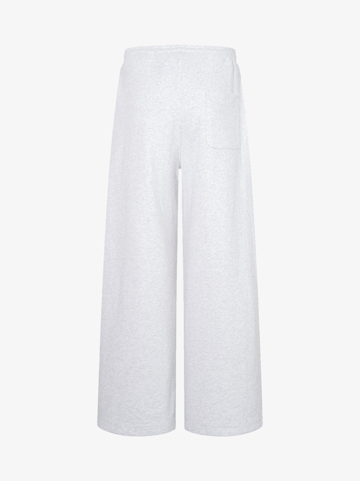 AW SPIKY HEAD FIREMAN CLASP BAGGY SWEATPANTS; Gray; back view