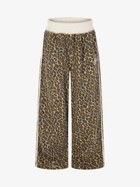 BLACK ENERGY | LEOPARD PRINT SIDE STRIPE SWEATPANTS