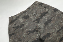BLACK ENERGY LEOPARD CAMO PATCHWORK CARGO PANTS; Camo; garment construction detail