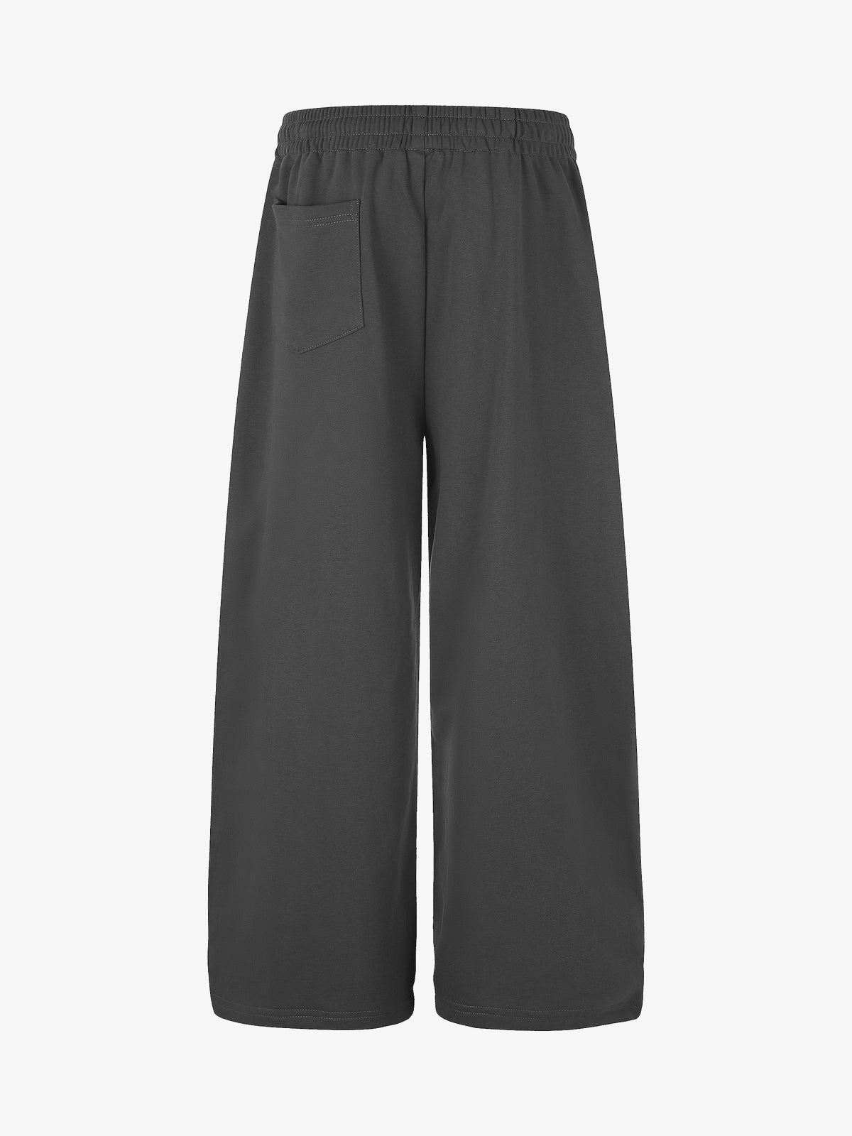 DC NAPOLEON GRAPHIC DRAWSTRING SWEATPANTS; Gray; back view