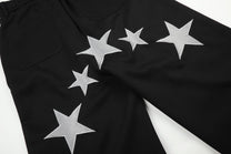 DC PEGASUS FLAG SWEATPANTS; Black; design detail