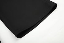 DC PEGASUS FLAG SWEATPANTS; Black; garment construction detail