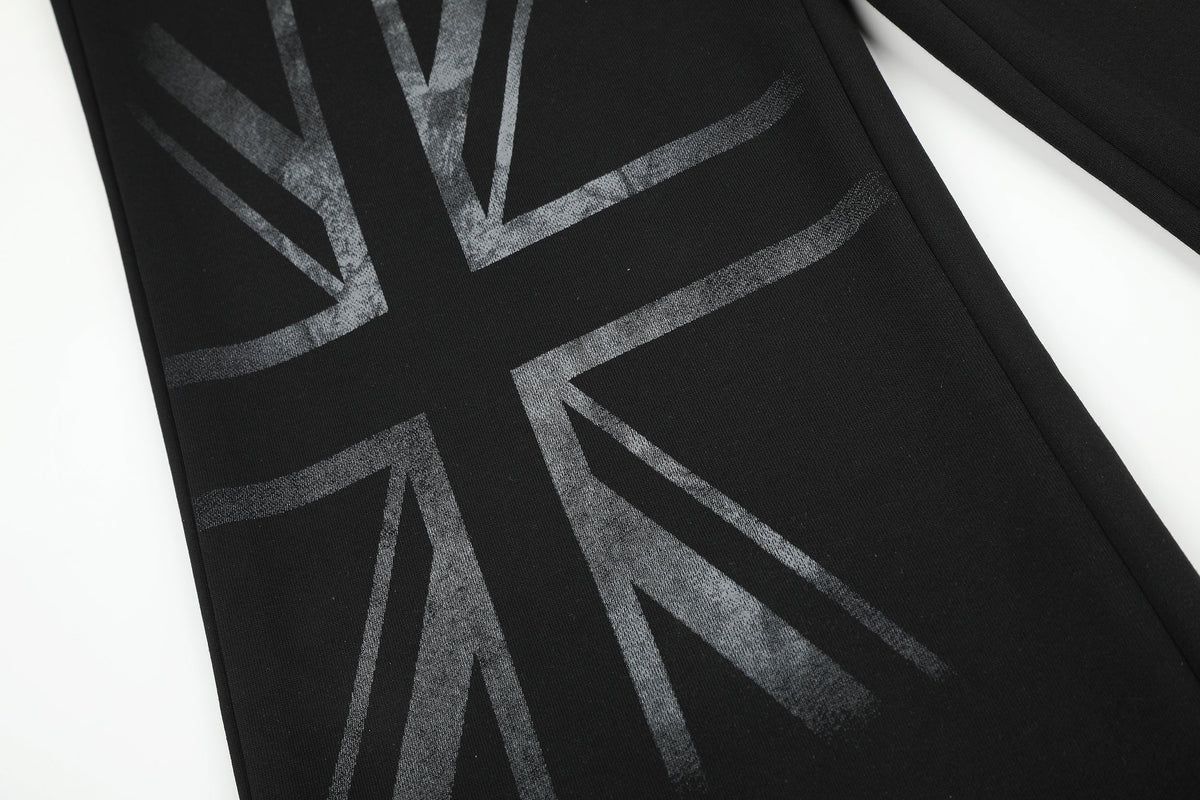 DC PEGASUS FLAG SWEATPANTS; Black; design detail