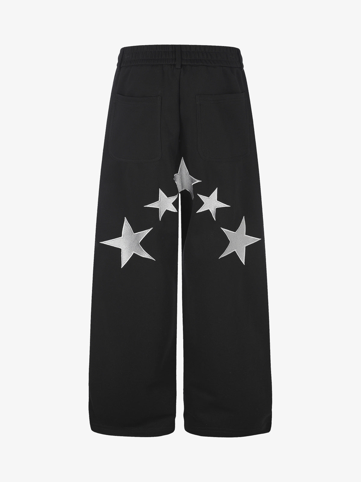 DC PEGASUS FLAG SWEATPANTS; Black; back view