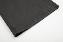 DC STUDDED POCKET CARGO PANTS; Dark Gray; garment construction detail
