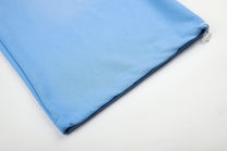 GEVANN STUDDED WIDE LEG SWEATPANTS; Blue; garment construction detail