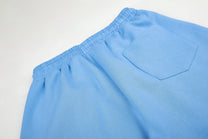 GEVANN STUDDED WIDE LEG SWEATPANTS; Blue; garment construction detail