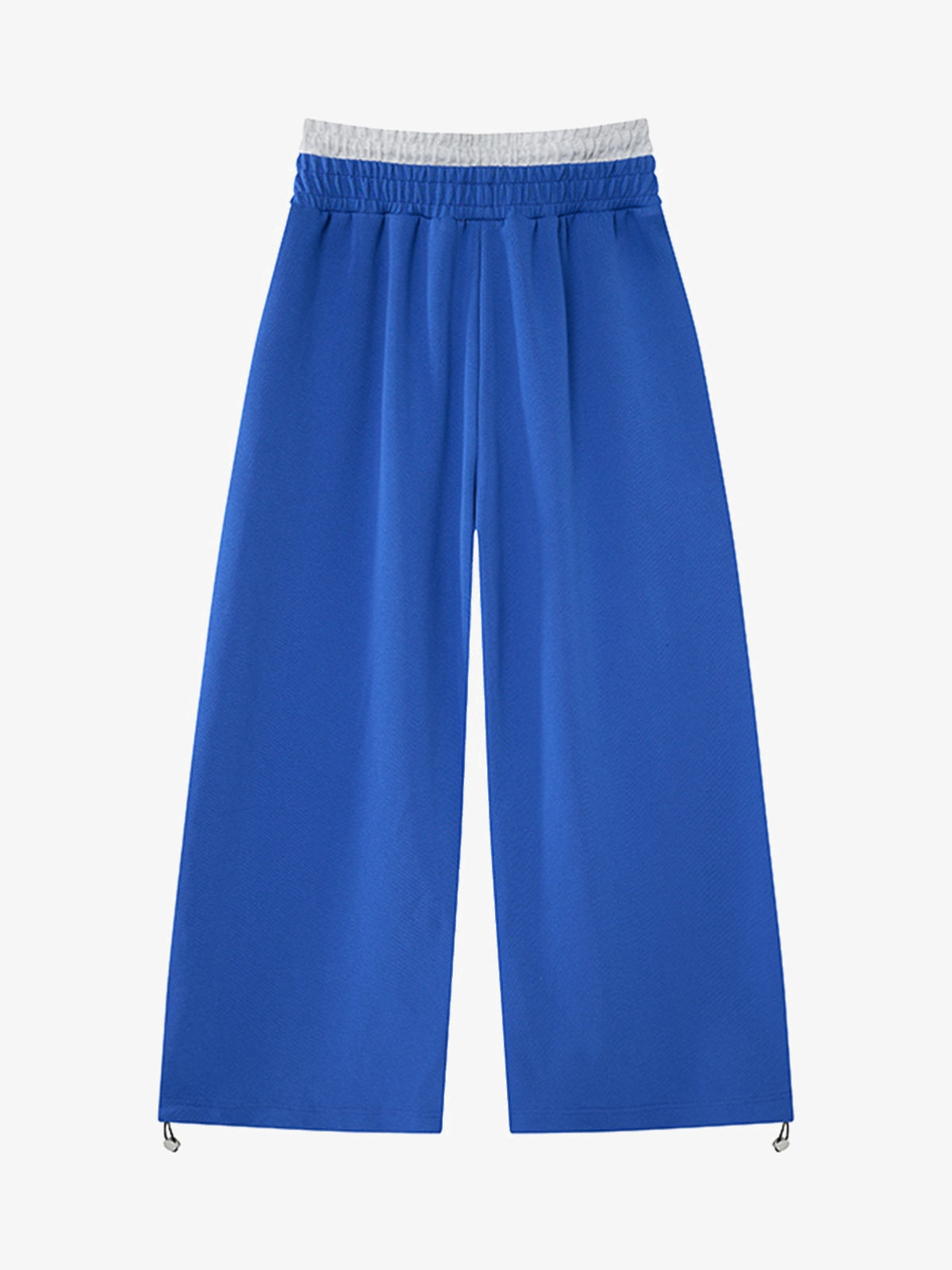 LETS ROCK CROSS SPRAY GRAPHIC SWEATPANTS; Blue; back view