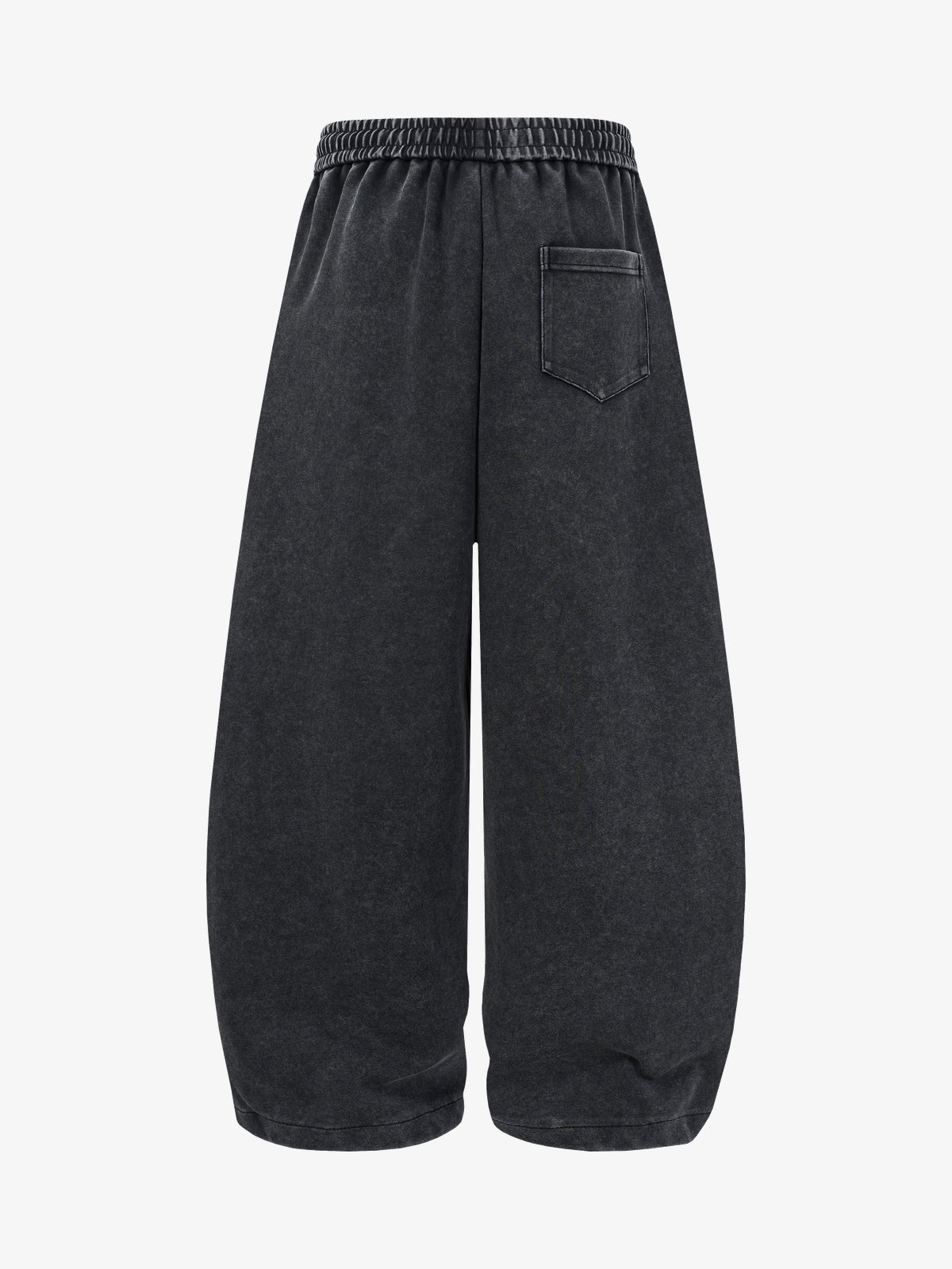 MADEGPSR NUMBER 09 GRAPHIC SWEATPANTS; Black; back view