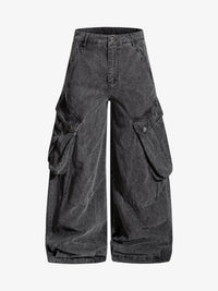 OREETA | ANGLED POCKET CARGO PANTS