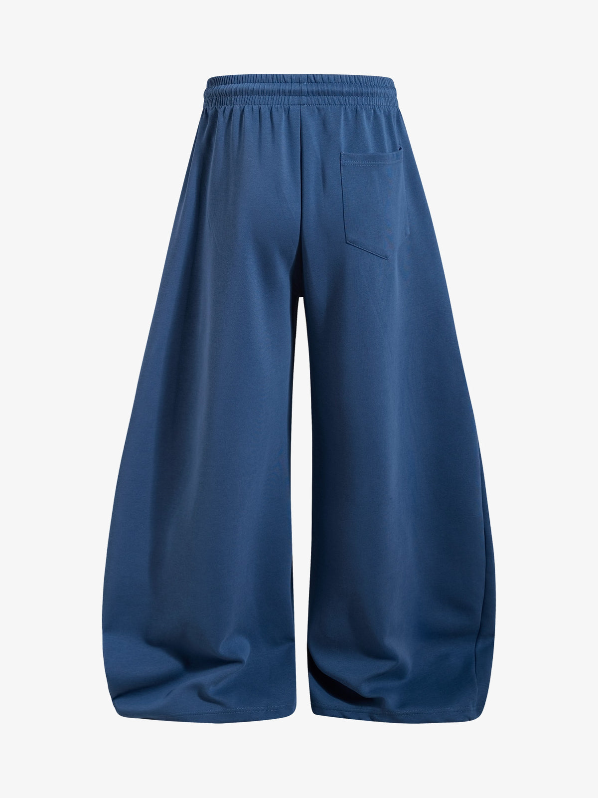 OREETA GRADIENT GRAPHIC WIDE SWEATPANTS; Blue; back view